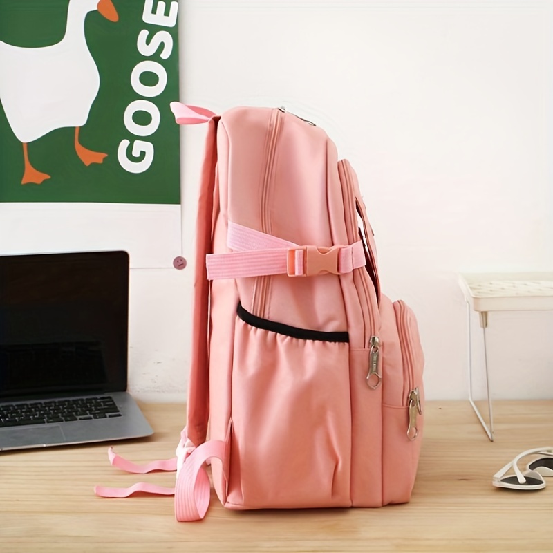 Kids Kitten Backpack Lunch Bag, Pencil Case Set For Boys And Girls,  Waterproof Large Capacity Travel Backpack, School Bag Computer Backpack -  Temu