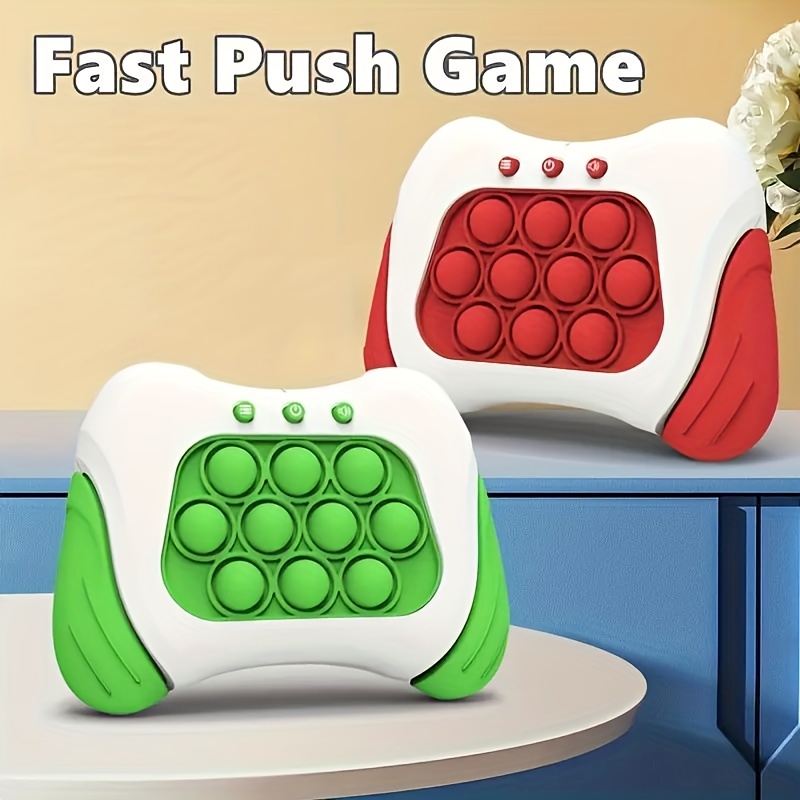 2PCS Quick Push Bubbles Game Console Whack-a-mole Sensory Toys Finger  Sensory Antistress for Kids Training Focused on Montessori Toys