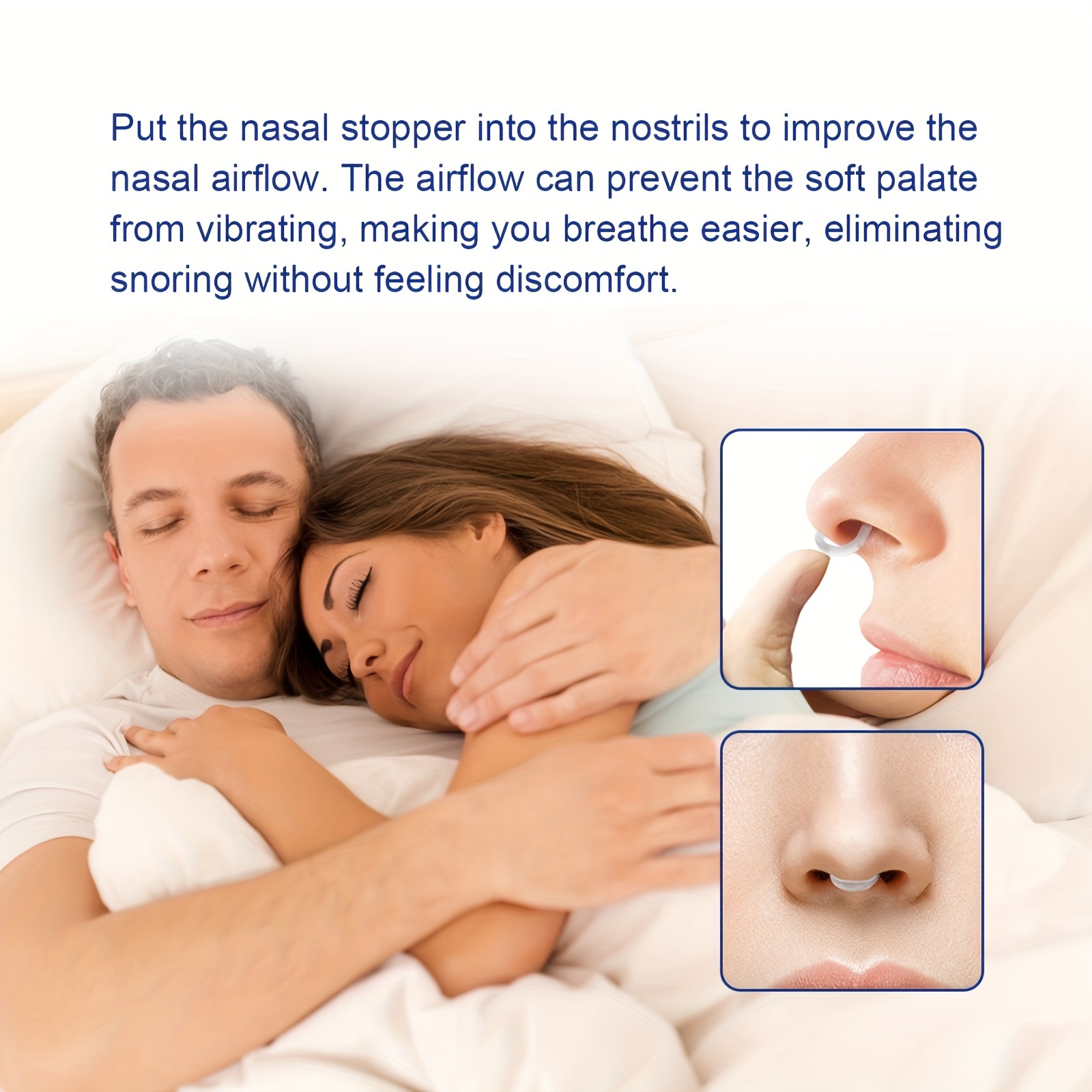 Stop Snoring Device Night Sleep Nose Clip Device Anti Snore Nasal Dilator -  China Anti-Snoring Nose Vents, Silicon Stop Snoring Device
