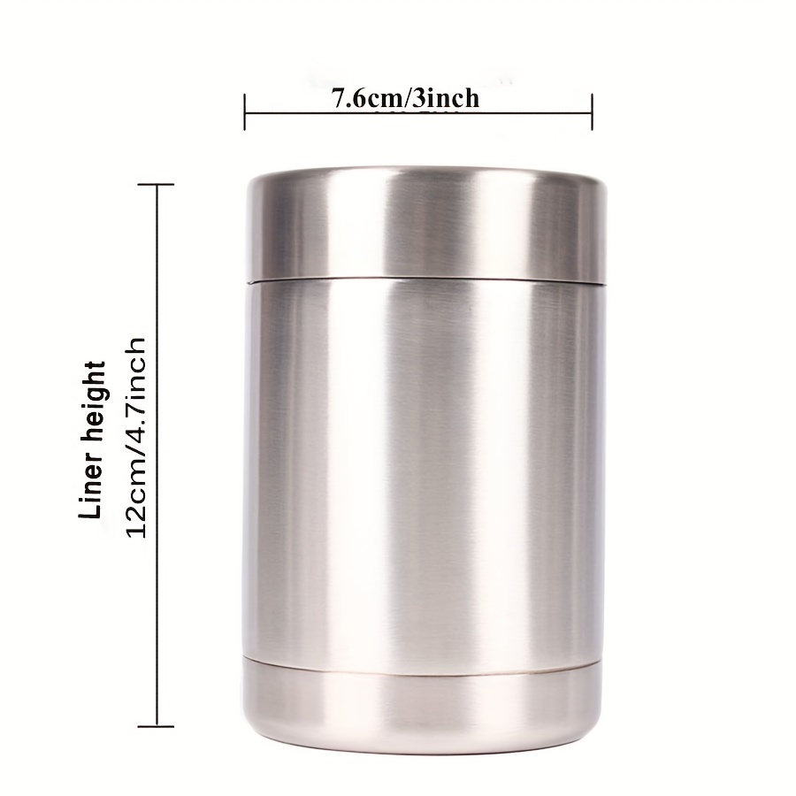 Enfriador de latas congelable 5 en 1, vaso aislado de acero inoxidable de  24 onzas con enfriador de latas congelables para todas las latas delgadas  de