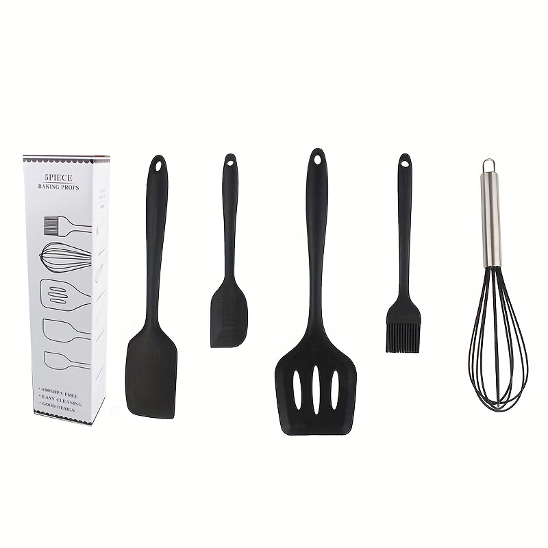 Utensil Sets Silicone, Silicone Leak Shovel, Scraper, Brush, Egg Beater,  Silicone Kitchen Utensils, Kitchen Utensil Set, Kitchen Cooking Utensils, Dishwasher  Safe, Kitchen Tools, Kitchen Supplies - Temu