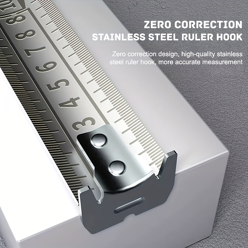 7.5M/25FT Stainless Steel Measuring Tape, Metric Hollow Measure
