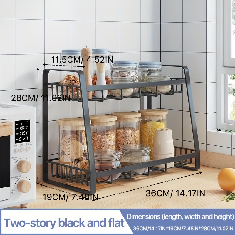 Spice Rack Organizer For Kitchen Inside Cabinets Durable - Temu