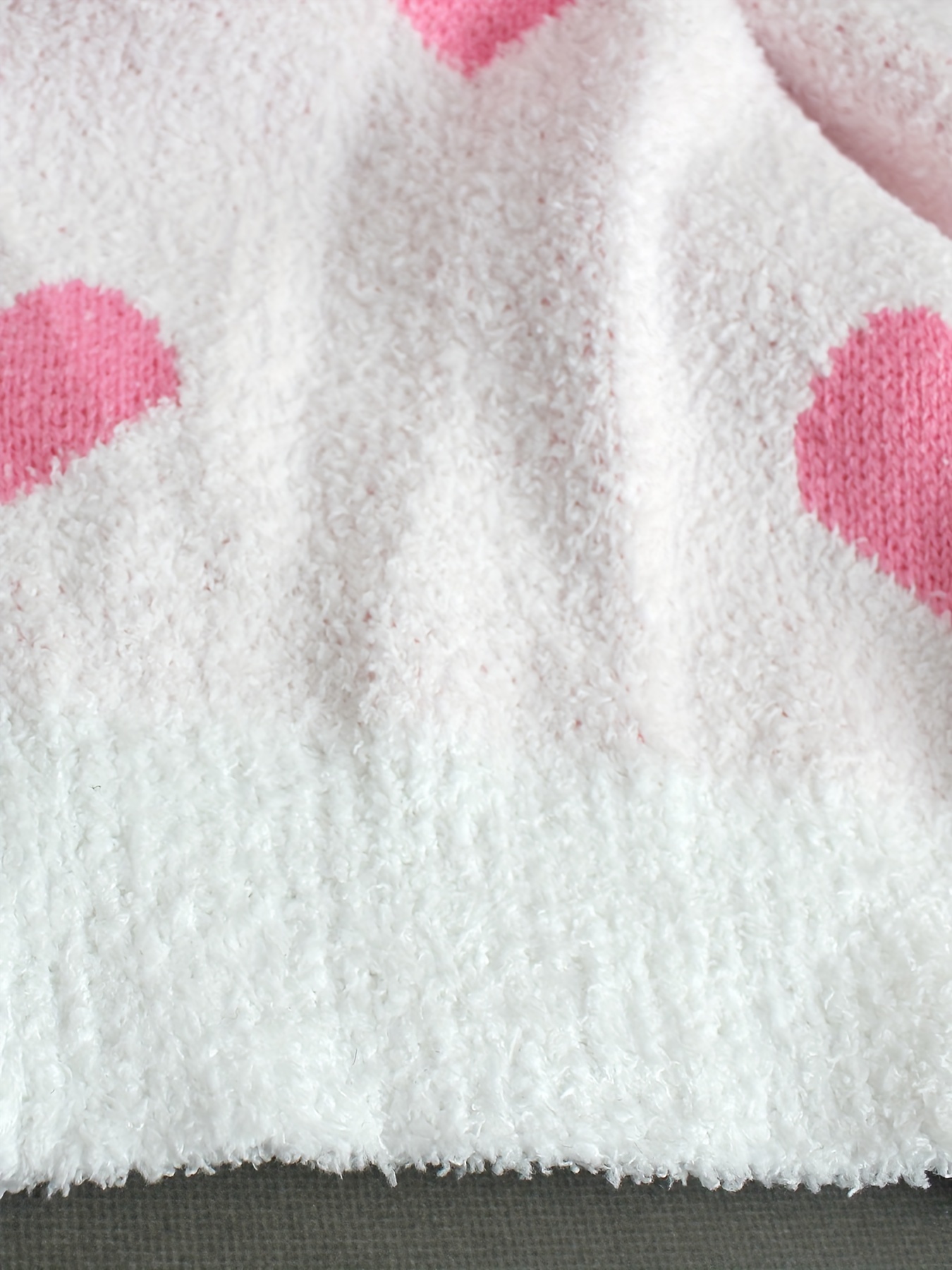 BOBOYOYO Girls 100% Cotton Heart Knit Sweater - Valentine's Winter Pullover For Ages 3-14 Years
