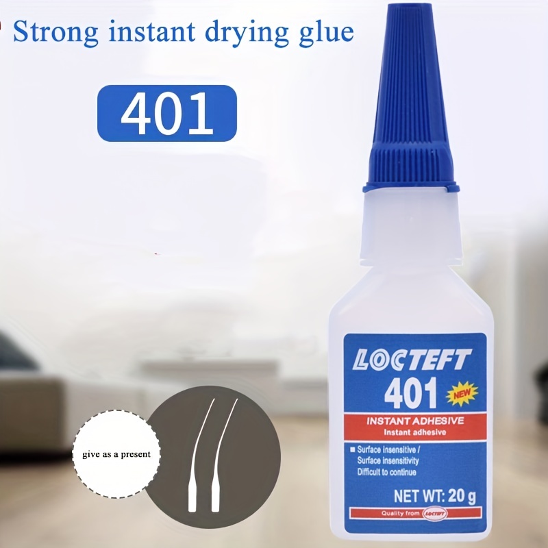 Loctite 401 Instant Adhesive Super Glue For Plastics, Wood, Rubber,  Ceramic, Metal, Toys And Hardware
