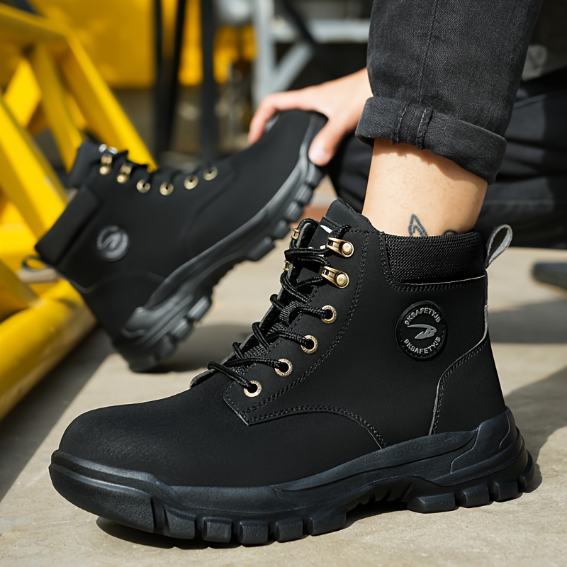 Trendy steel toe on sale boots