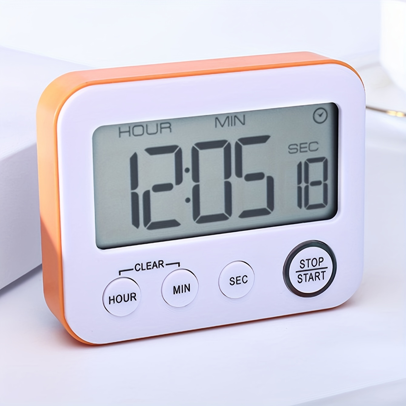 Digital Kitchen Timer Big Digits Loud Alarm Magnetic Backing - Temu
