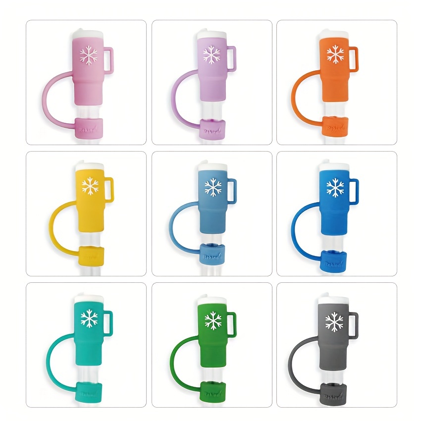 Cute Cartoon Reusable Drinking Straw Plugs - Perfect For Stanley Cup Straws!  - Temu