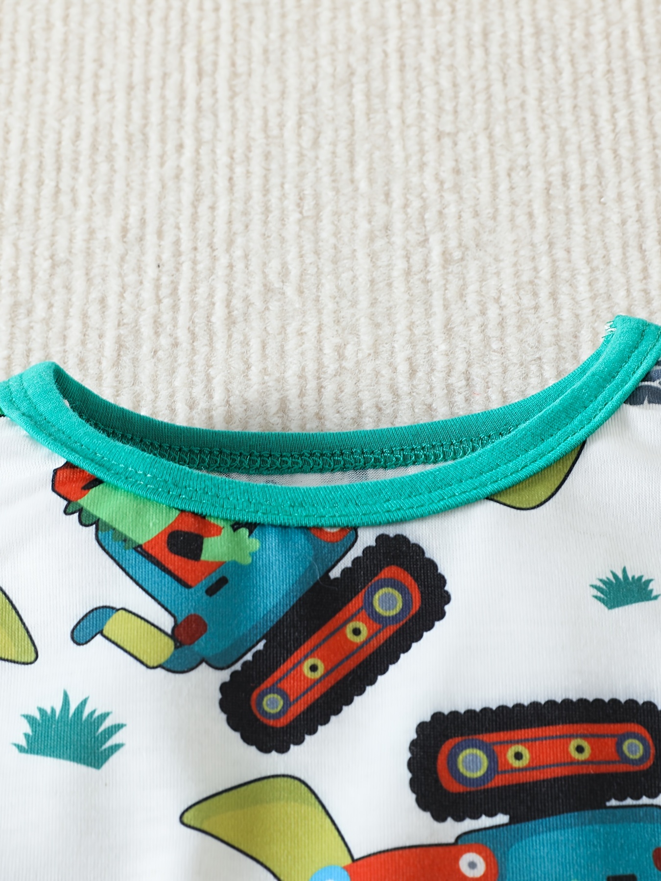 Boys Dino Digger Tank Top & Shorts Set