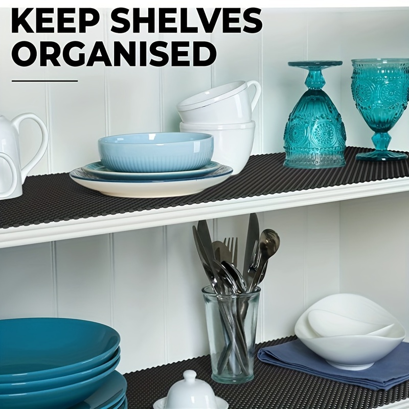 Schubladenmatte Küche Antihaft-Regaleinlagen für Home Office Schränke  Regale, einfach zu bedienende Schrank Lin