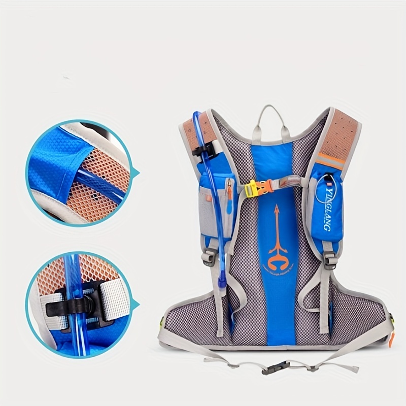 HILPATY Zaino da bicicletta da 15 litri, zaino piccolo zaino da trekking  leggero impermeabile per donne e uomini, zaino sportivo MTB zaino da sci,  Blu : : Sport e tempo libero