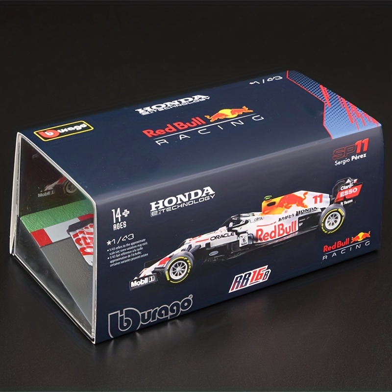  XTD Bburago 1:43 New 2022 F1 Red Bull Racing RB18 1# Verstappen  11# Perez Special Paint Formula One Alloy Super Toy Car Model (RB18 #1  Acrylic Box) (RB15) : Toys & Games