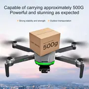 foldable drone, s155 foldable drone with intelligent follow mode track flight equipped with led night navigation lights perfect for beginners mens gifts and teenager stuf halloween thanksgiving gifts details 5