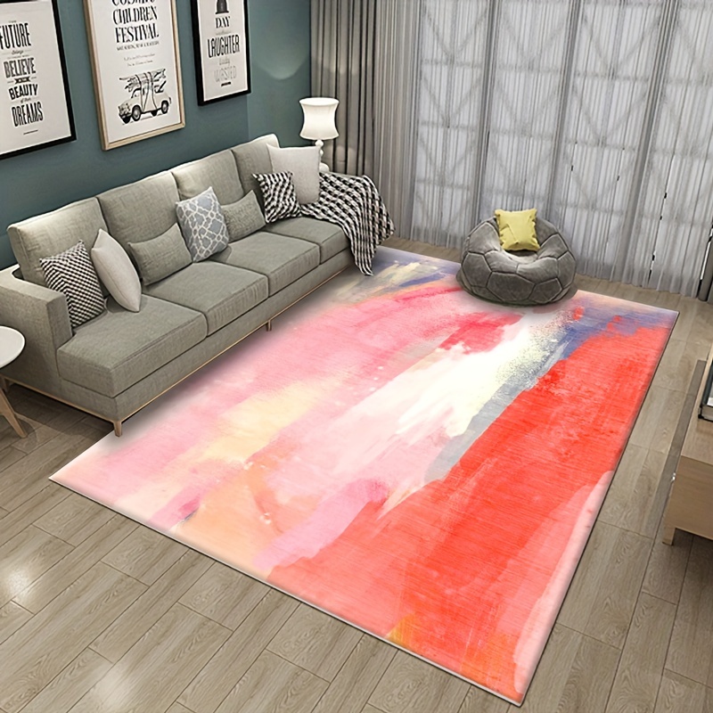 Luxury Area Rugs For Living Room, Modern Abstract Extra Soft And