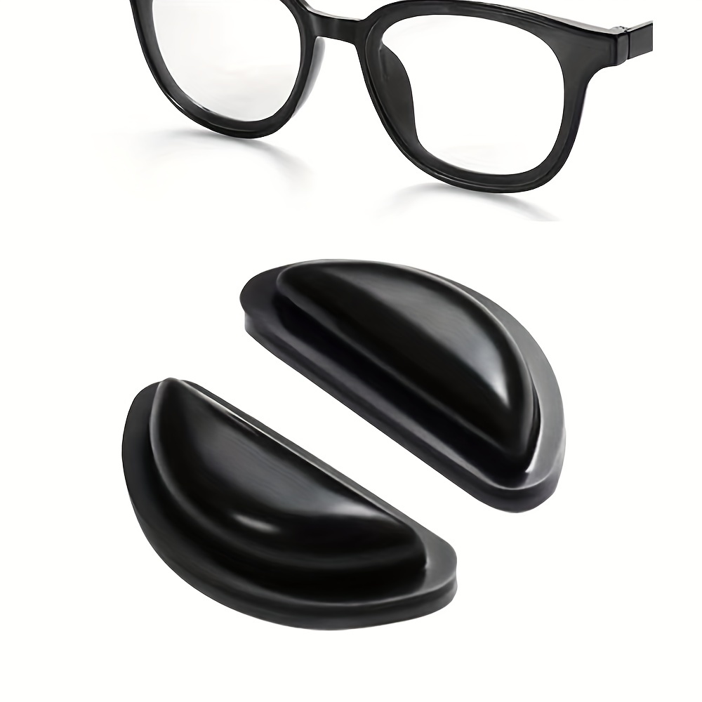 5 Paar Weiche Silikon-Brillen-Nasenpads,  Komfort-Airbag-Luftkammer-Nasenpads, Rutschfeste D-förmige Nasenpads Zum  Aufkleben Für Brillen