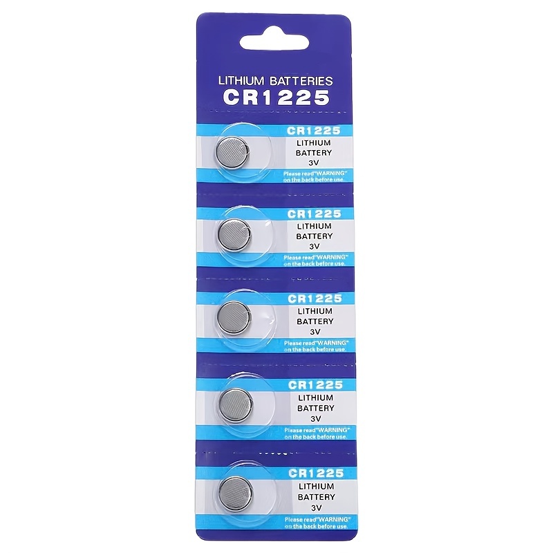 BlueDot Trading CR1620 3v Volt Coin Cell Batteries, All-Purpose Battery for  watches, remote control, LED tea light candles, toys, and key fobs, 5  Batteries