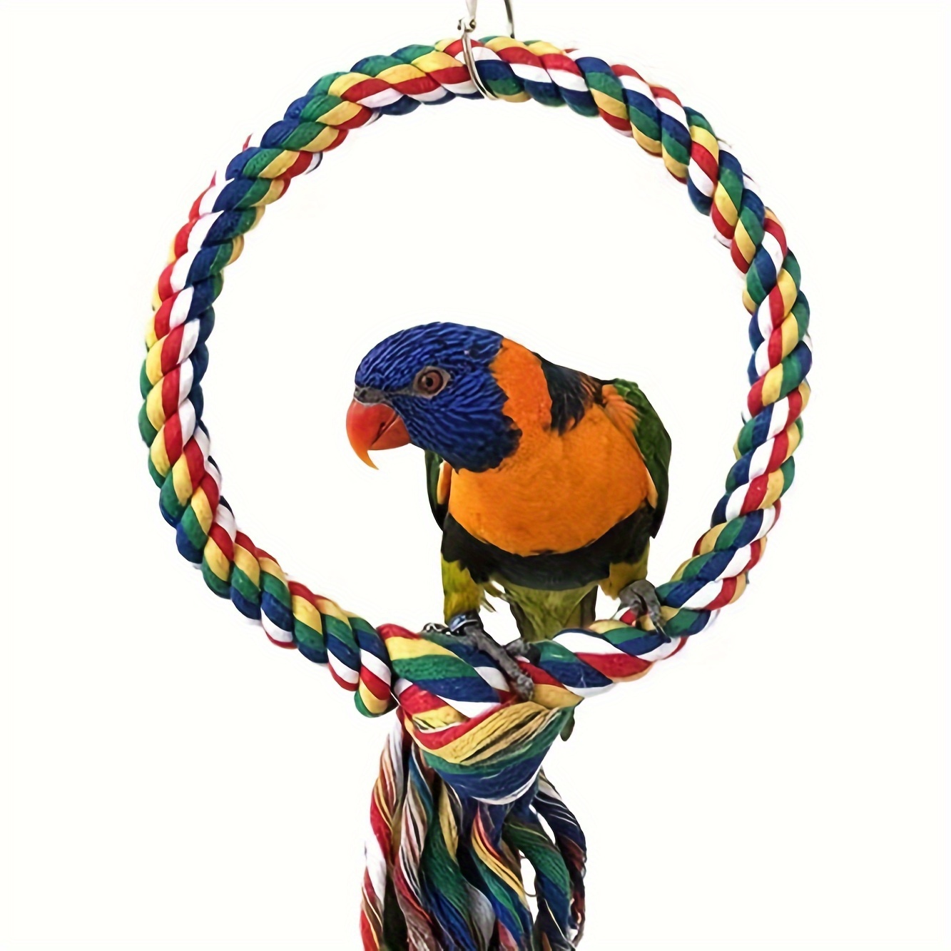 Parrot Standing Climbing Toy Bird Rope Perch Bird Swing Cage - Temu