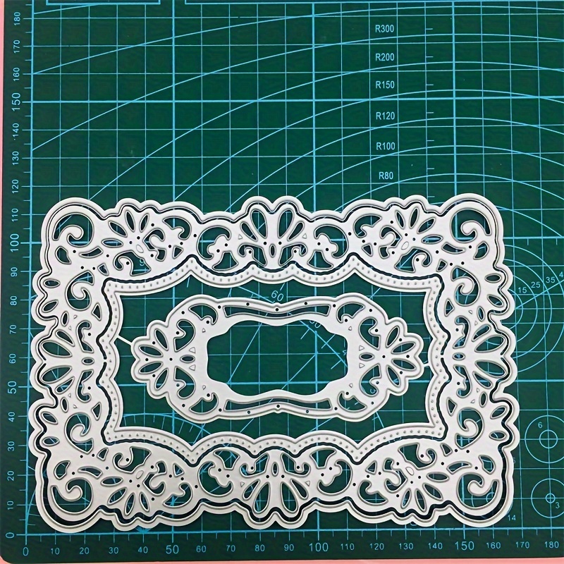 Image of Suitable For Diy Lace Lace Background Card Making Metal Embodying Die Cutting Carbon Steel Cutting Template