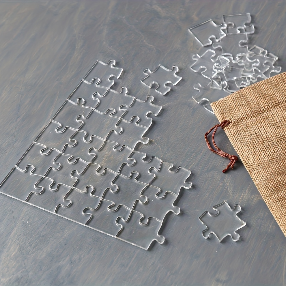 Acrylic Shaped Transparent Crystal Puzzle Puzzle Toy - Temu
