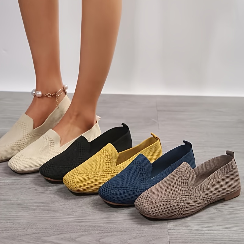 nsendm Female Shoes Adult Casual Dress Shoes for Women Casual Shoes Flat  Bottom and Soft Bottom Slip On Flat Shoes for Women Comfortable Casual  White 6.5 