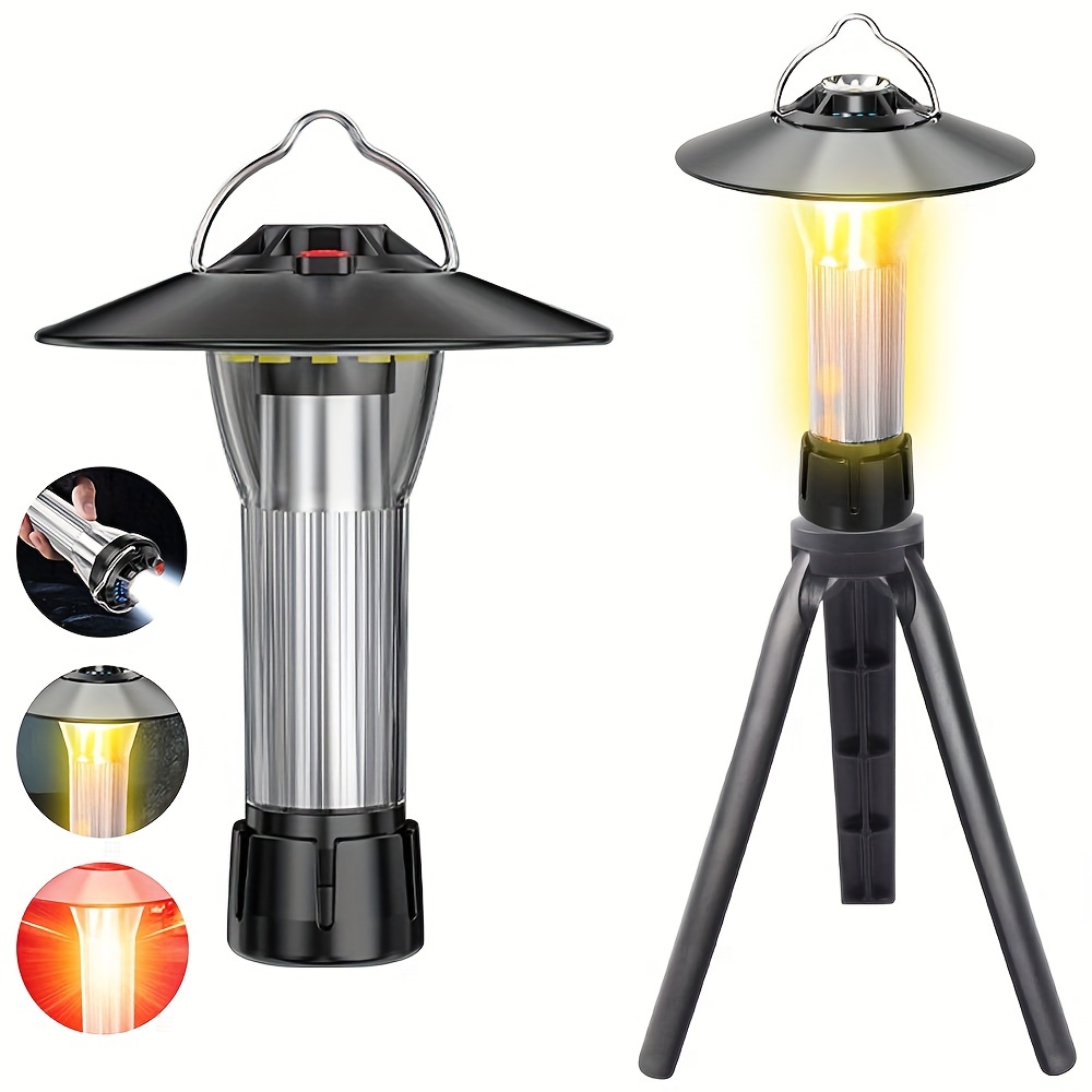 Cob Camping Light: Portable Telescopic Led Outdoor Tent - Temu