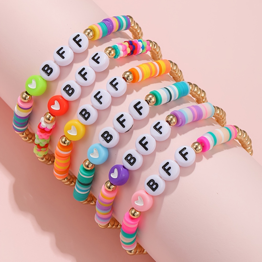 2Pcs/Set Cute Football Charms Bracelet, Adjustable Chain Bracelets for Girls, Best Temu