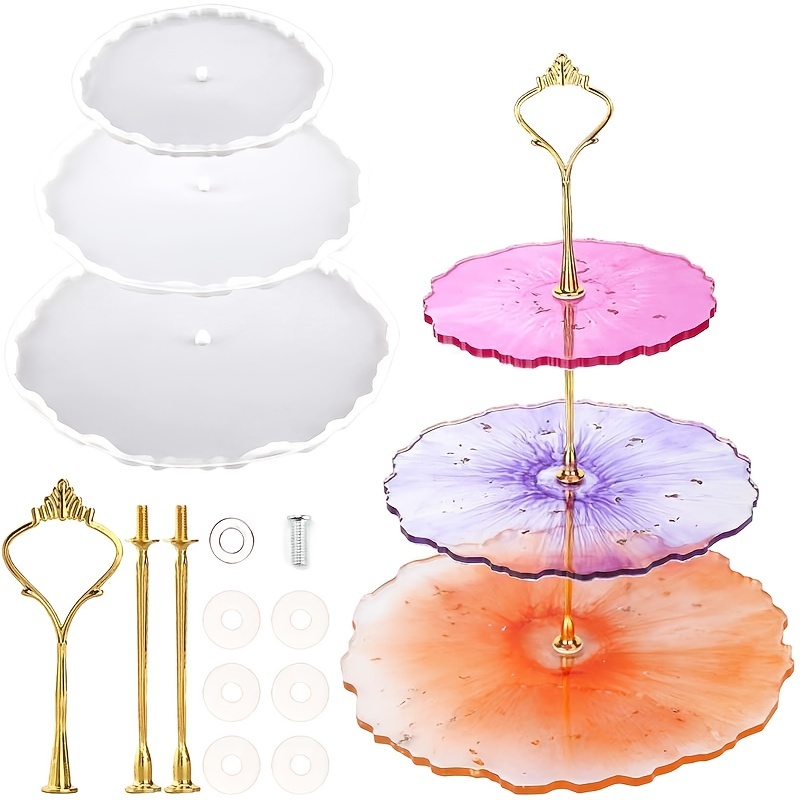 Resin Tray Mold for 3 Tier Cake Stand