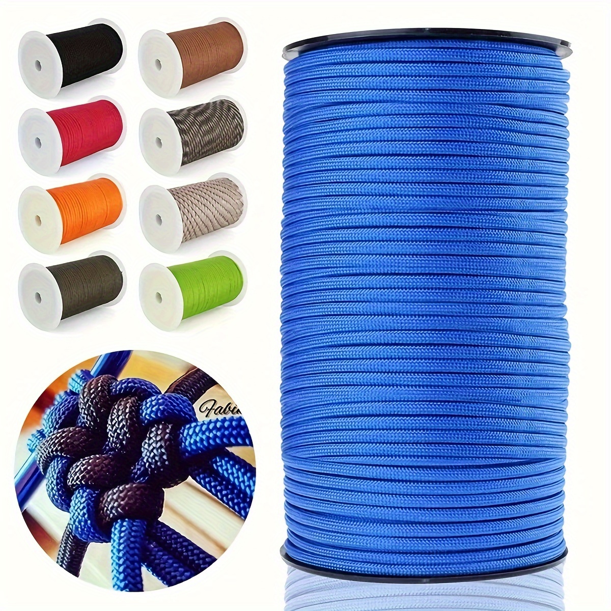 100/328ft 3mm Paracord Lanyard Parachute Cord One Core Rope
