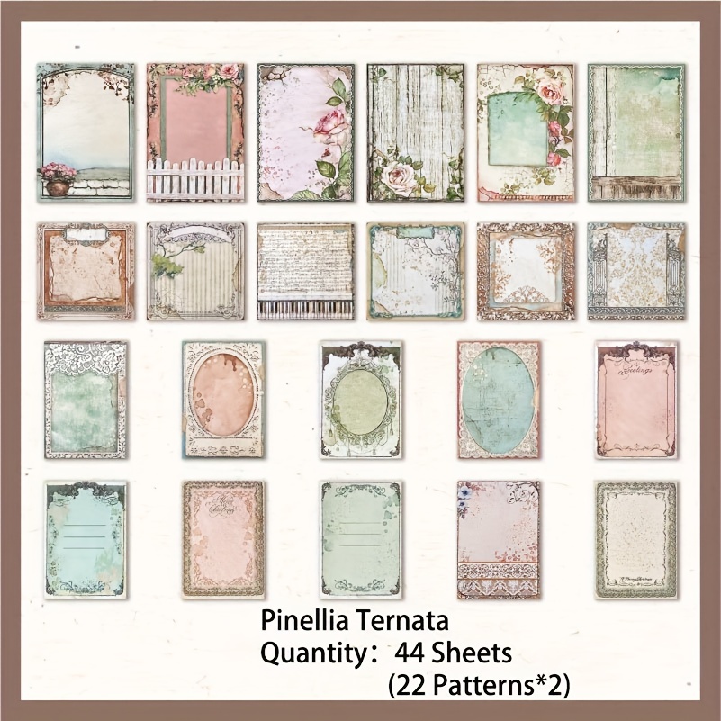 Junk Scrapbook Paper Non sticky Scrapbooking Supplies For - Temu