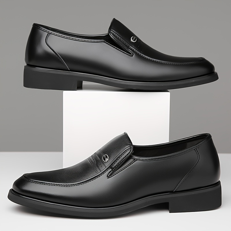 s Slip On Formal Shoes Wear resistant Non Slip Smart Casual Shoes For Business