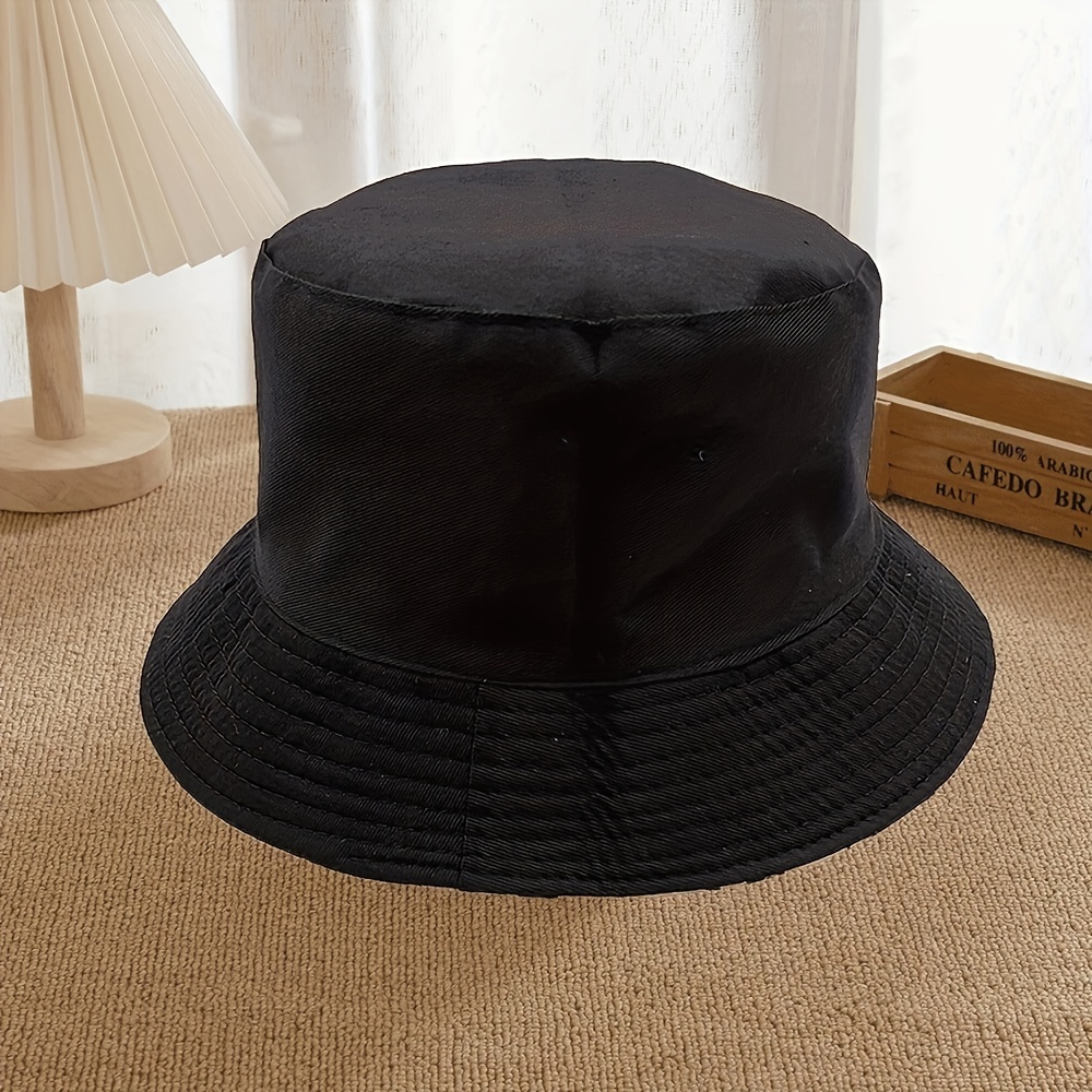 Unisex Double Sided Sun Hat with Painting Print