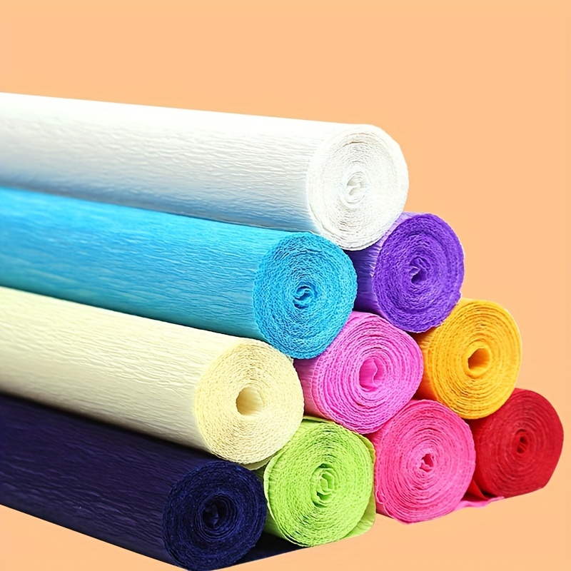 Colorful Crepe Paper Handmade Material Craft Paper - Temu