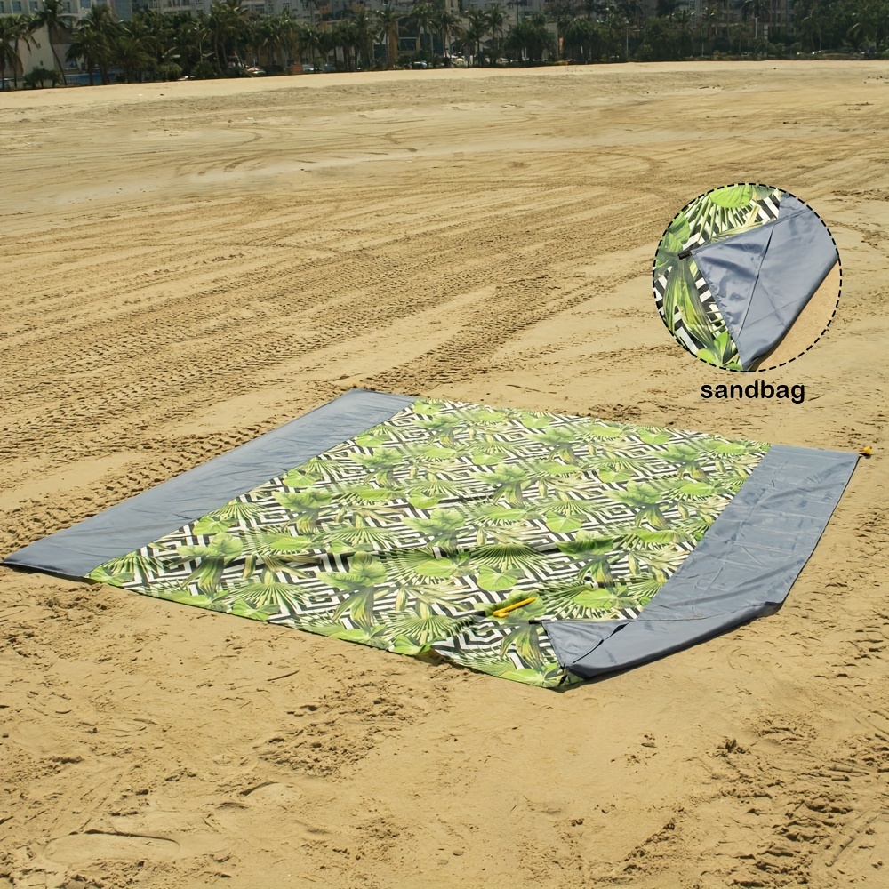 Plastic discount beach blanket