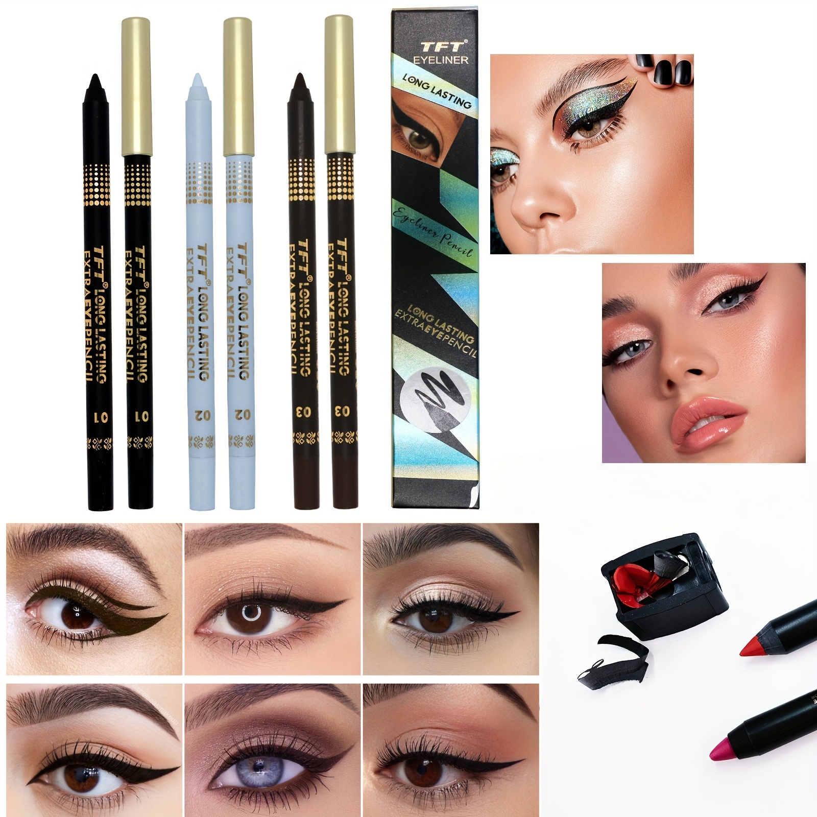 Morbida Matita Eyeliner Bianca In Gel Penna Eyeliner - Temu Switzerland