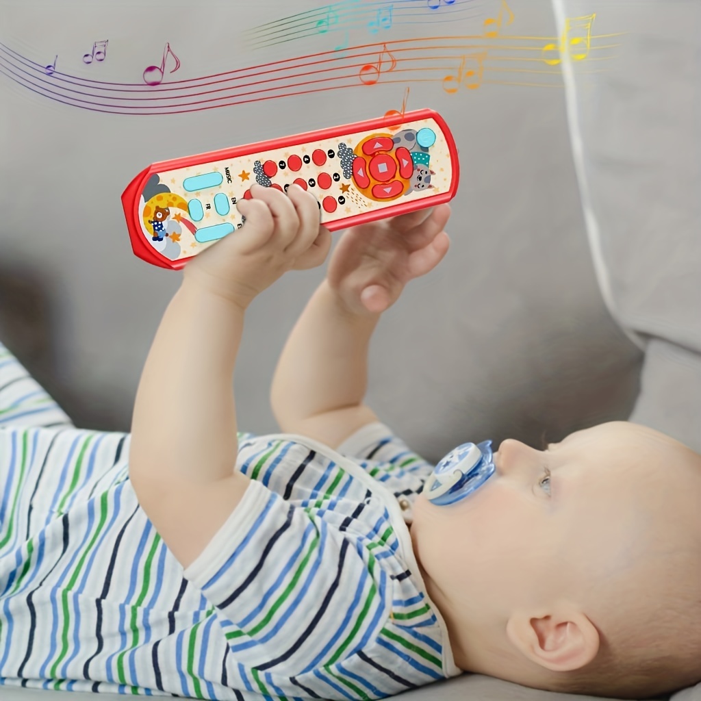 Caraele Tv Télécommande Jouet pour Bébé Apprentissage Télécommande Et Faire  Jouets de Téléphone Mobile Pour Enfants Fun Musical Jouet Cadeaux Pour  Anniversaire de Noël