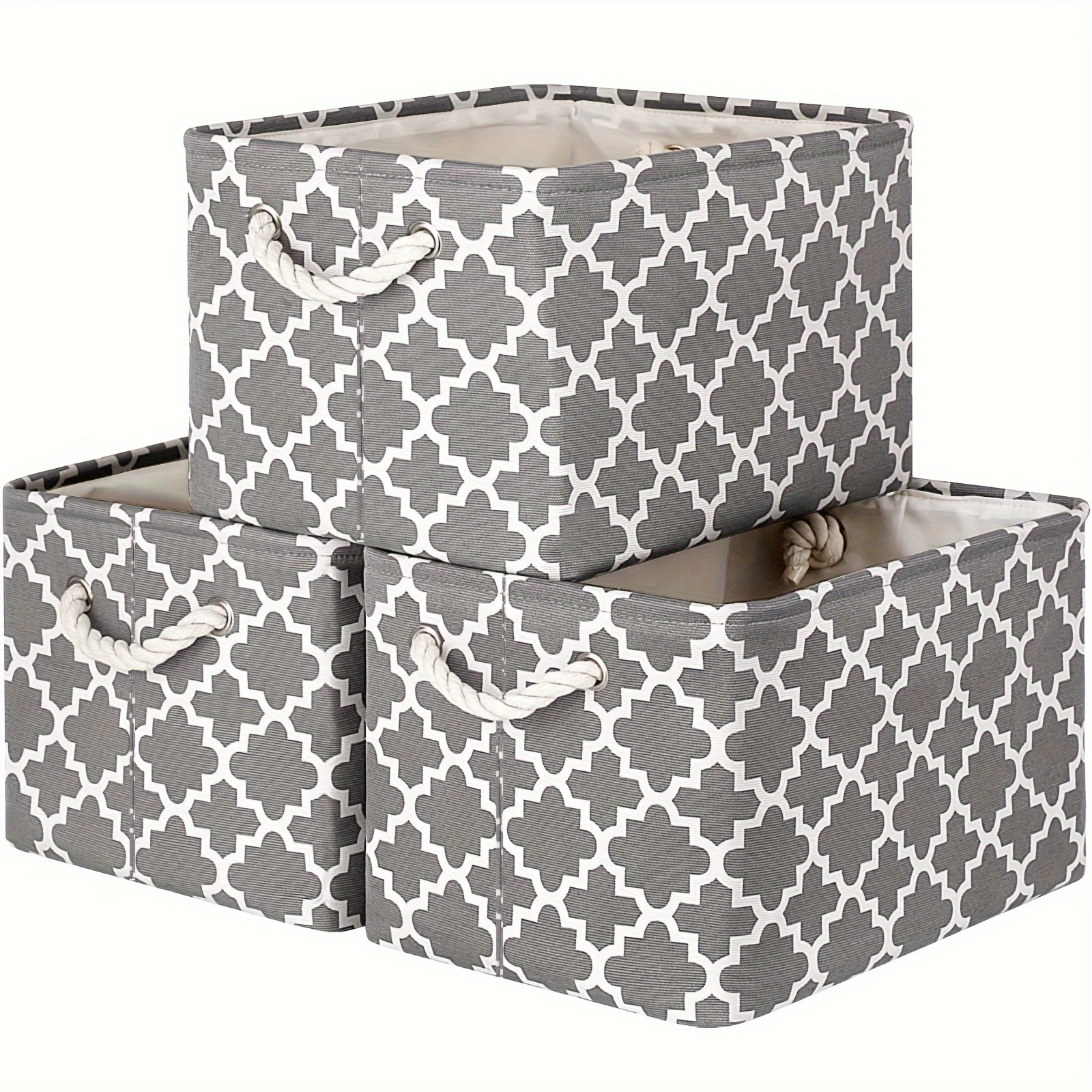 Large fabric storage bins store with lids