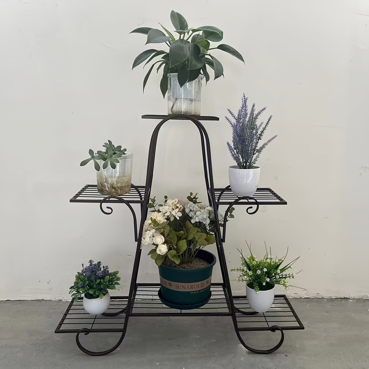 Metal Tall Plant Stand Indoor/Outdoor,Iron Flower Pot Holder Small Plant  Holders,Flower Pot Stand Flower Pot Supporting,Potted Plant Stand Plant  Rack