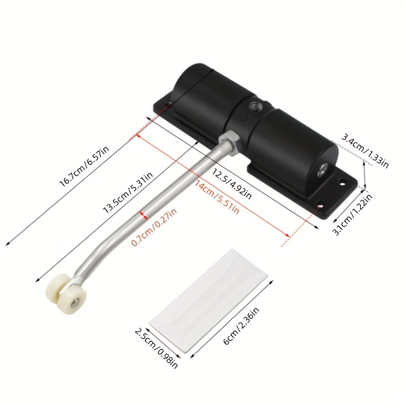 Cierrapuertas Automático Cierrapuertas Resorte Seguridad - Temu Mexico