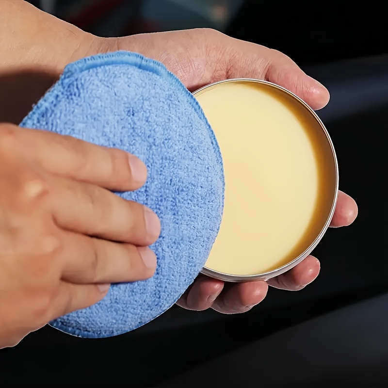 Blue Microfiber Wax Applicator Pads Perfect For A Shiny - Temu