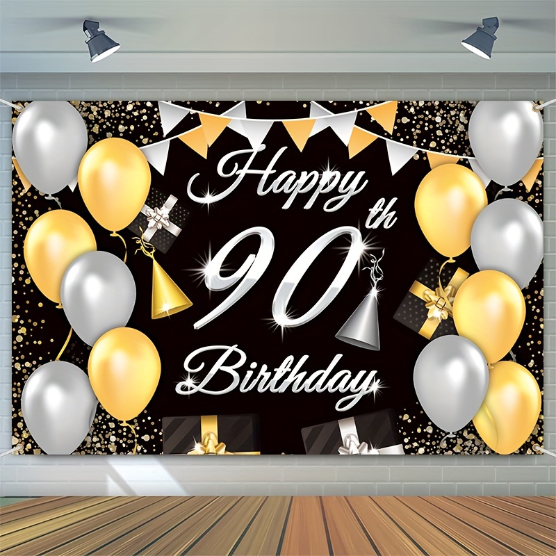  Decoraciones de cumpleaños número 50 para hombres y mujeres,  suministros de fiesta sobre la colina, globos de cumpleaños 50, pancarta  colgante de remolinos para decoración de aniversario de 50 cumpleaños,  decoración