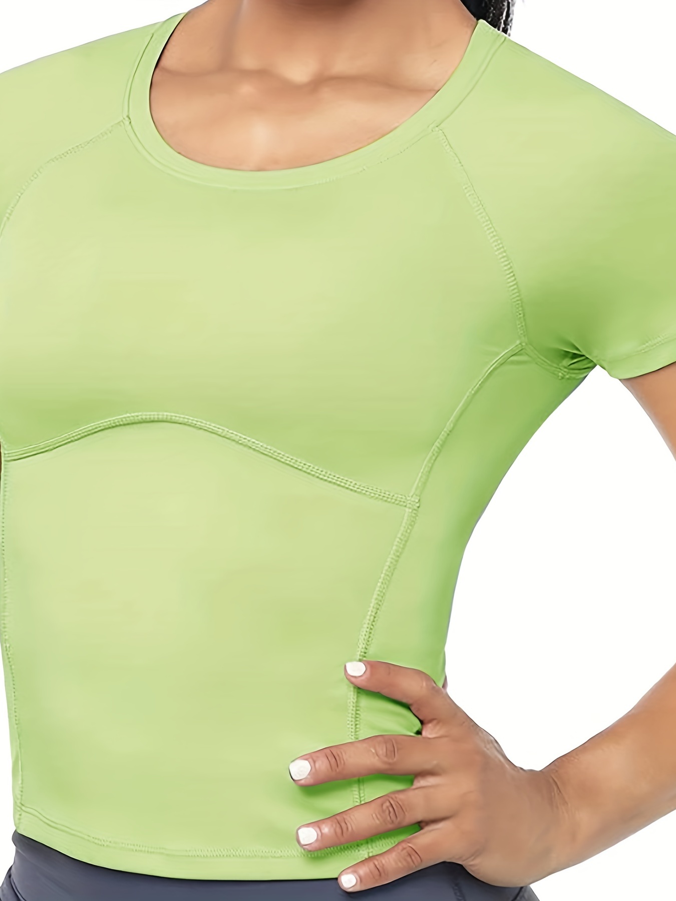 KELME Women's Running T-shirts Gym Exercise Shirt Fitness Sportswear Yoga  Workout Summer Short Sleeve Breathable KWC161024