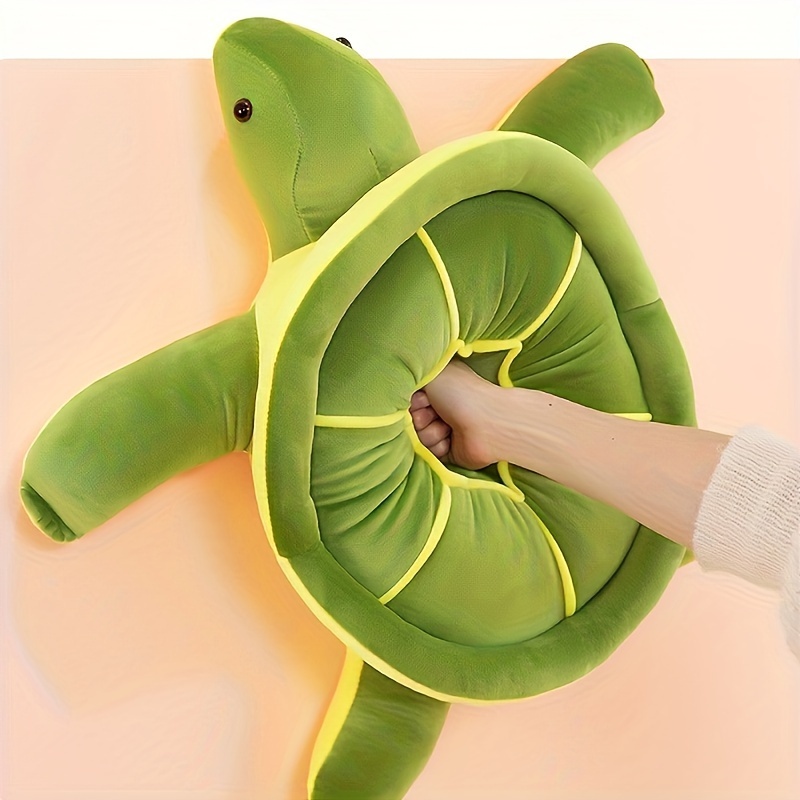 Creative Wearable Turtle Shell Plush Toy Costume Plush Cushion for