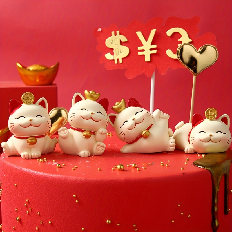 Lucky Cat Cake - Decorated Cake by Madds - CakesDecor