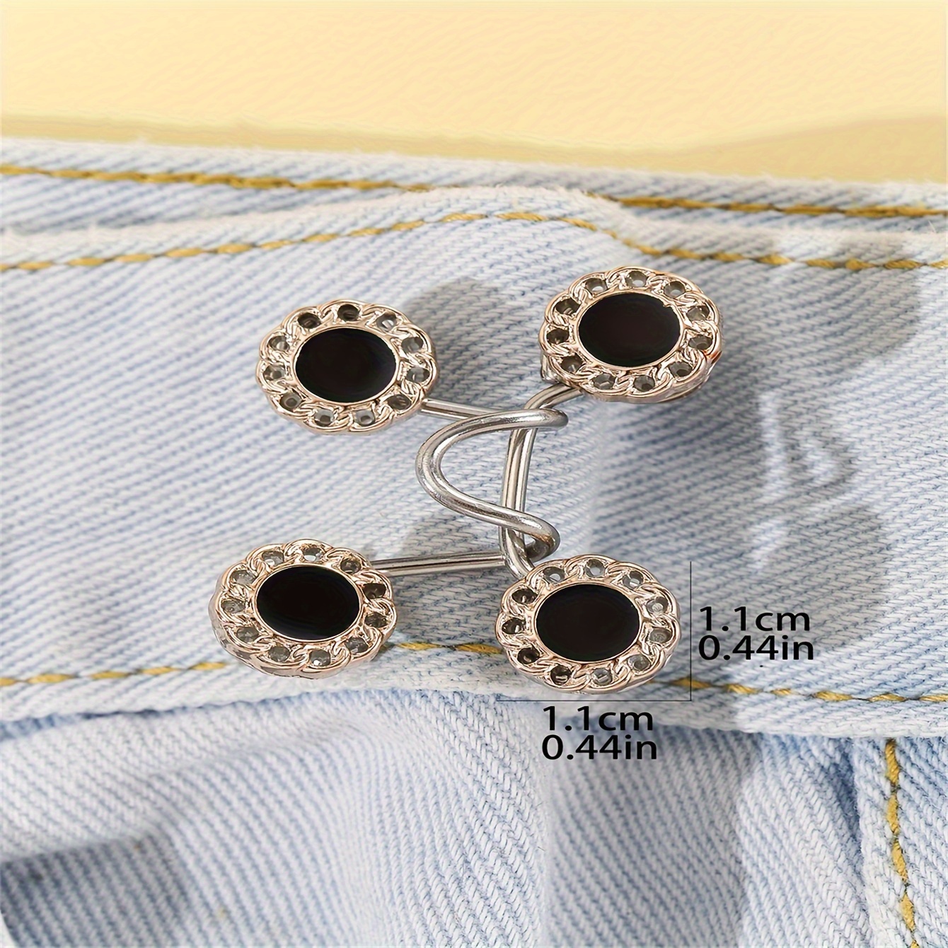 Rabbit Moon Buckle Pant Waist Tightener Detachable Waist Buttons Pins Belts  Accessories Pants Clips No Sewing Waistband Tightener - Temu