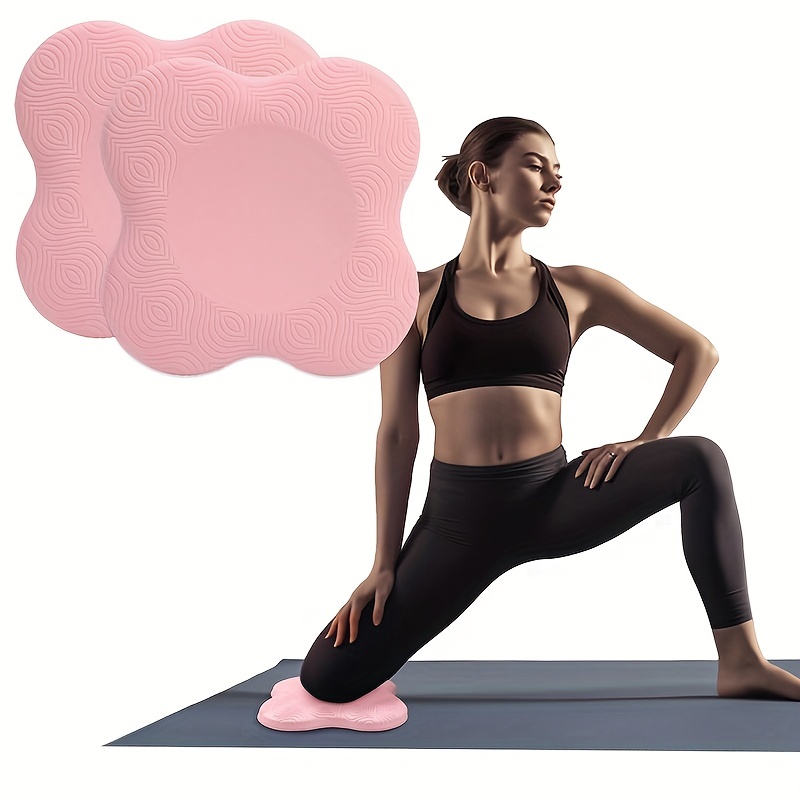 HEQU Yoga Knee Pad Cushion Comfortable Yoga Knee Support Pad Anti-Slip Yoga  Kneeling Pad, Yoga Mat Pilates Exercise Sports 
