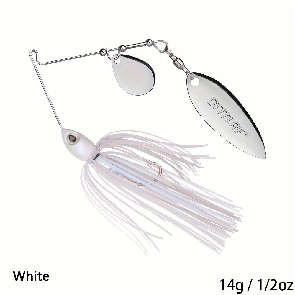  Buzzbaits Bass Lures, Spinnerbait Fishing Lures Topwater  Spinner Buzz Bait Jig Lure for Bass Pike Trout Salmon Fishing (12pcs) :  Sports & Outdoors