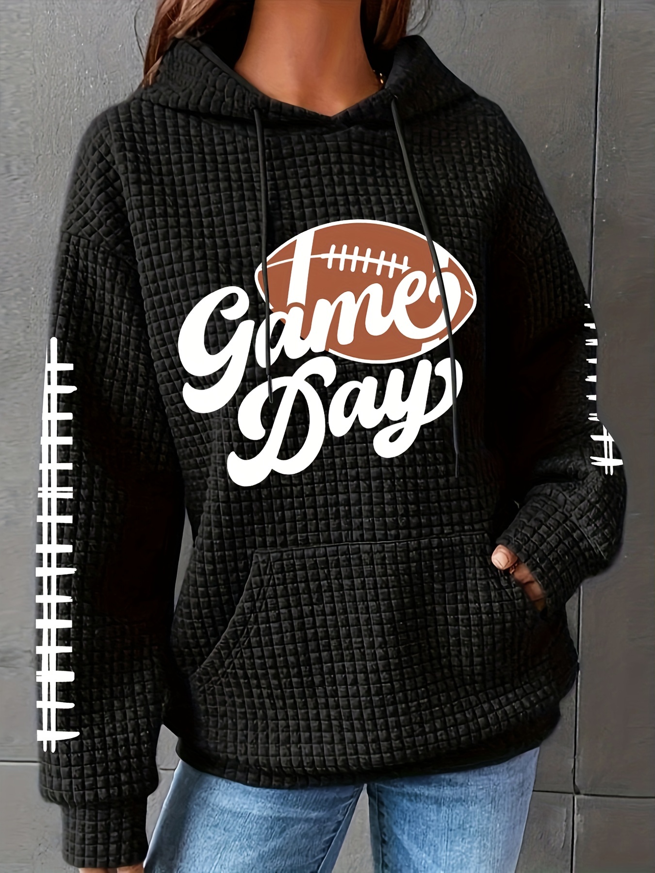 NFL Women's Waffle Knit Pullover Hoodie 