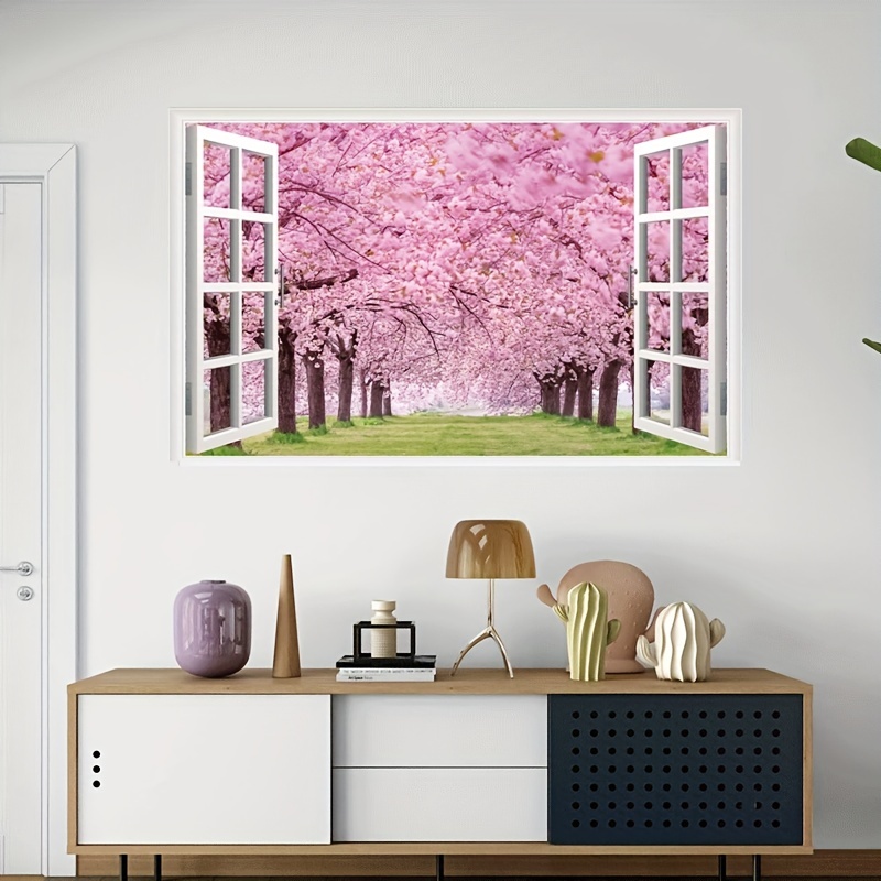 Sticker pour fenêtre : Fleurs de Cerisier