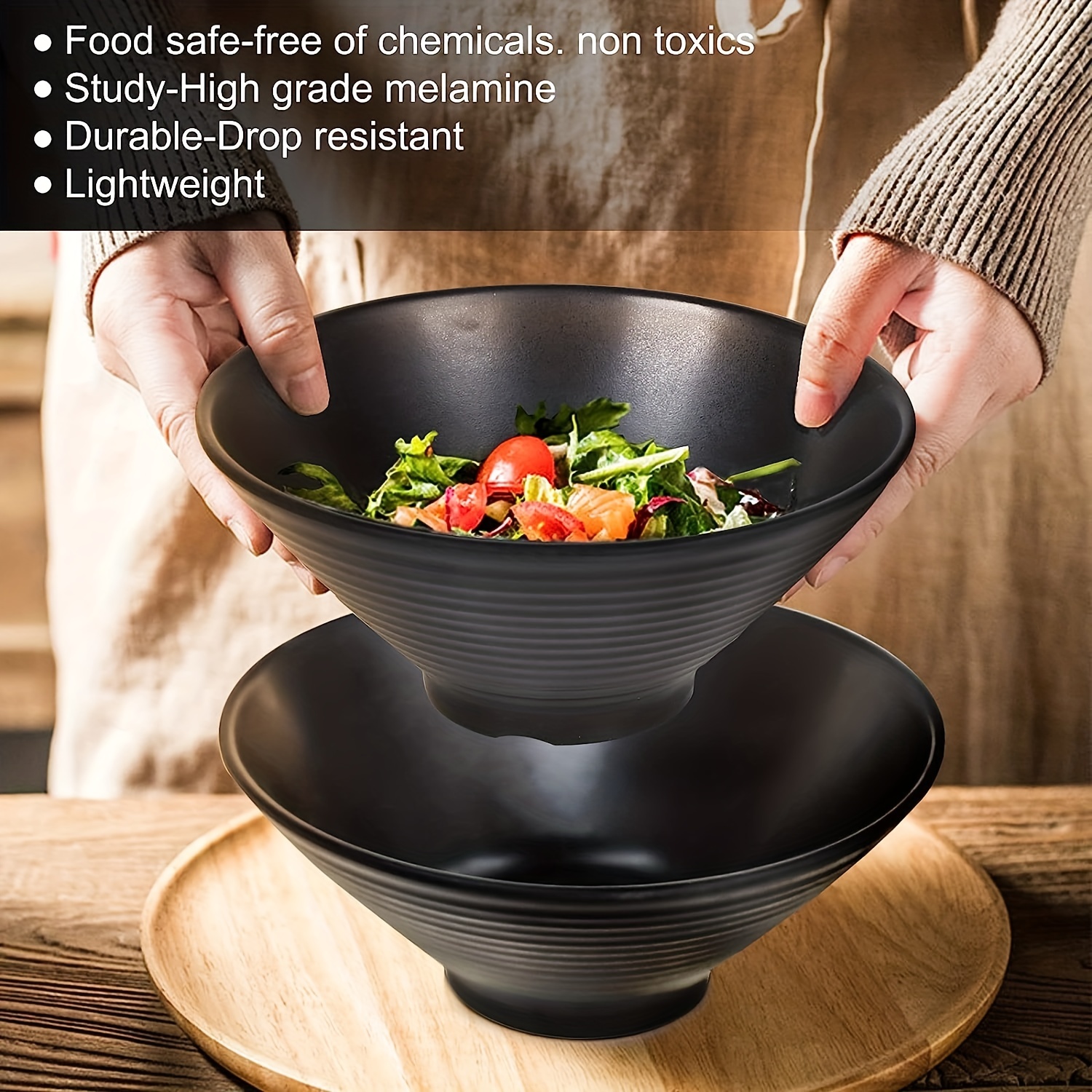 Salad Bowl Household Fruit Bowl Reusable Tableware - Temu