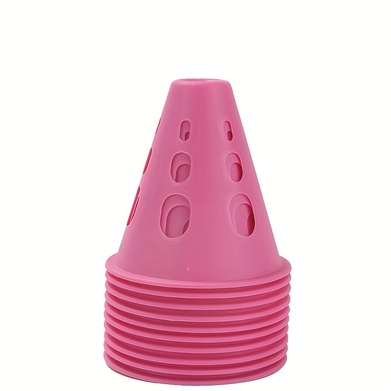 10pcs Roller Skating Pile Roadblock Training Cones for Obstacle Course